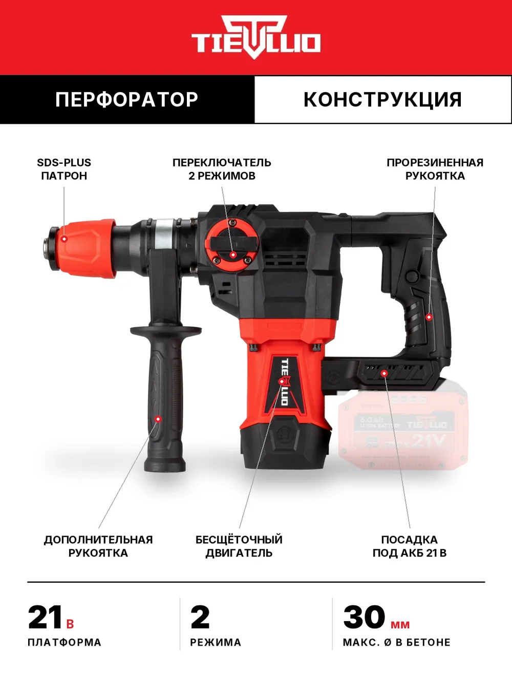 конструкция tiellio 30TD тушка